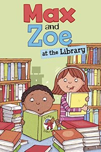 Max and Zoe at the Library