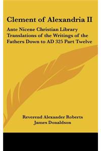 Clement of Alexandria II