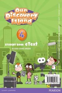 Our Discovery Island American English 4 eText Students Book Access Card