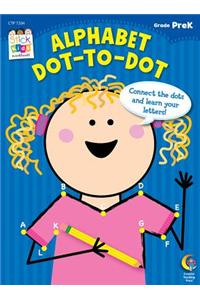 Alphabet Dot-To-Dot, Grade Prek