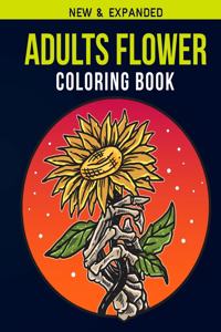 Adults Flower Coloring Book
