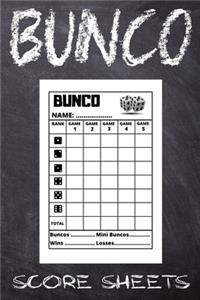 Bunco Score Sheets: 120 pages large number of pages, to enjoy more of your favorite dice game, the ideal gift for bunco players, bunco dice game, bunco score cards, bun