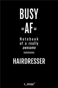 Notebook for Hairdressers / Hairdresser
