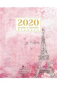 2020 Weekly And Monthly Planner