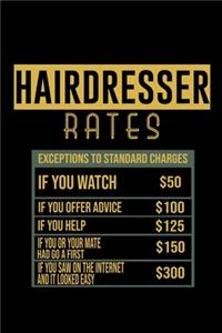 Hairdresser rates