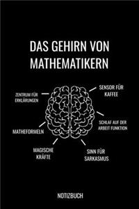 Das Gehirn von Mathematikern Notizbuch