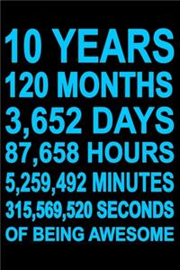 10 Years Of Being Awesome