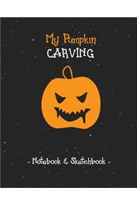 My Pumpkin Carving Notebook & Sketchbook