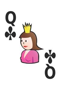 Queen Of Clubs Notebook