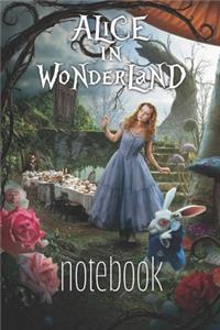 ALICE IN WONDERLAND notebook