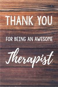 Thank You For Being An Awesome Therapist