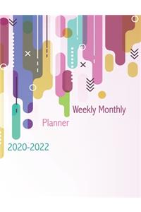 2020-2022 Weekly Monthly Planner