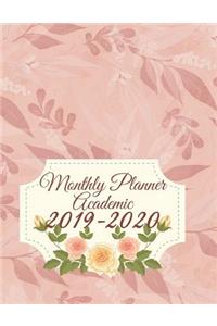 Monthly Planner Academic 2019-2020