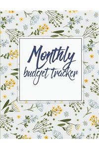 Monthly budget tracker