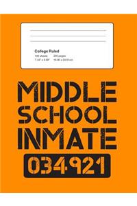 Middle School Inmate
