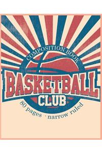 Basketball Composition Book