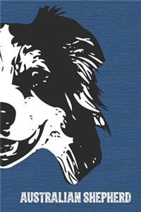 Australian Shepherd Lined Notebook