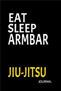 Eat Sleep Armbar Jiu-Jitsu Journal