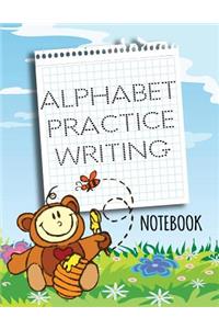 Alphabet Practice Writing Notebook