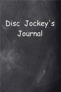 Disc Jockey's Journal Chalkboard Design