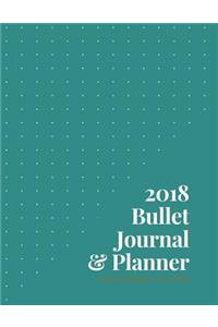 2018 Bullet Journal & Planner - Dotted Journal Notebook - Large; 300 Pages