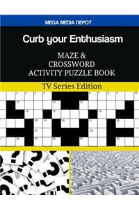 Curb your Enthusiasm Maze and Crossword Activity Puzzle Book