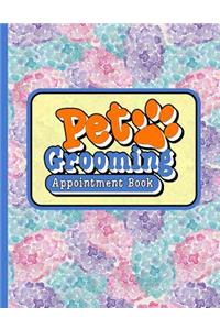 Pet Grooming Appointment Book