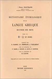 Dictionnaire Etymologique de la Langue Grecque