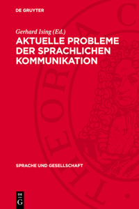 Aktuelle Probleme Der Sprachlichen Kommunikation