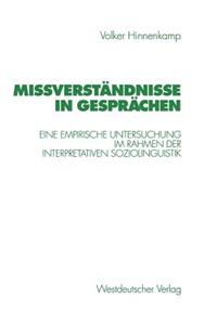 Mißverständnisse in Gesprächen