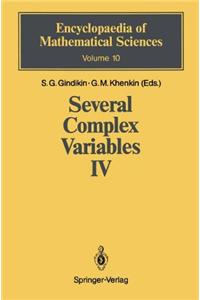 Several Complex Variables