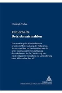 Fehlerhafte Betriebsratswahlen