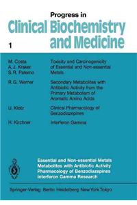 Essential and Non-Essential Metals Metabolites with Antibiotic Activity Pharmacology of Benzodiazepines Interferon Gamma Research