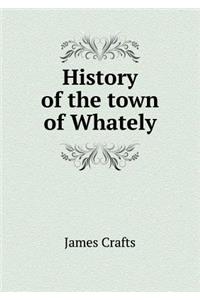 History of the town of Whately