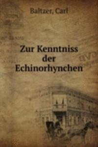 Zur Kenntniss der Echinorhynchen