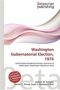Washington Gubernatorial Election, 1976