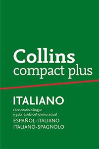 Diccionario Compact Plus Italiano (Compact Plus): Diccionario bilingue y gramatica Espanol-Italiano | Italiano-Spagnolo