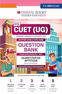 Oswaal NTA CUET (UG) | Question Bank Chapterwise & Topicwise Quantitative Aptitude (2024)