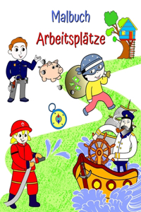 Malbuch, Arbeitsplätze