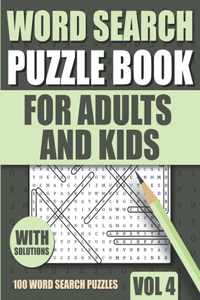 Word Search Puzzle Book for Adults and Kids