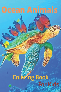 Ocean Animals Coloring Book For Kids