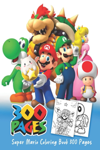 Super Mario Coloring Book 300 Pages