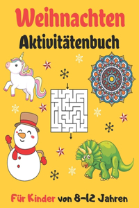 Weihnachten Aktivitätenbuch Für Kinder Von 8-12 Jahren