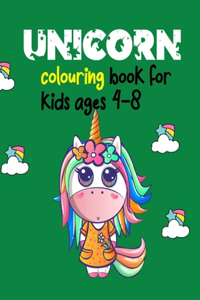 Unicorn Colouring Book For Kids Ages 4-8