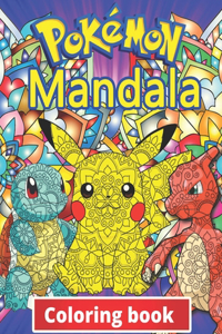 Pokemon Mandala Coloring Book