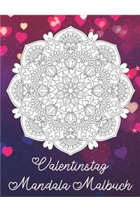 Valentinstag Mandala Malbuch