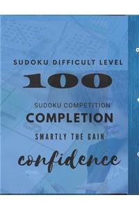 100 Sudoku difficult level