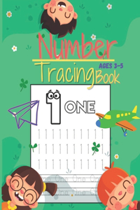 Number Tracing Book Ages 3-5