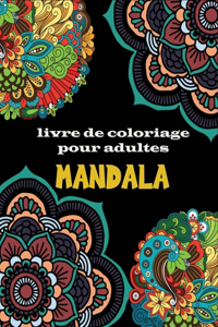 Mandala livre de coloriage adulte