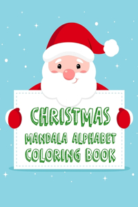 Christmas Mandala Alphabet Coloring Book
